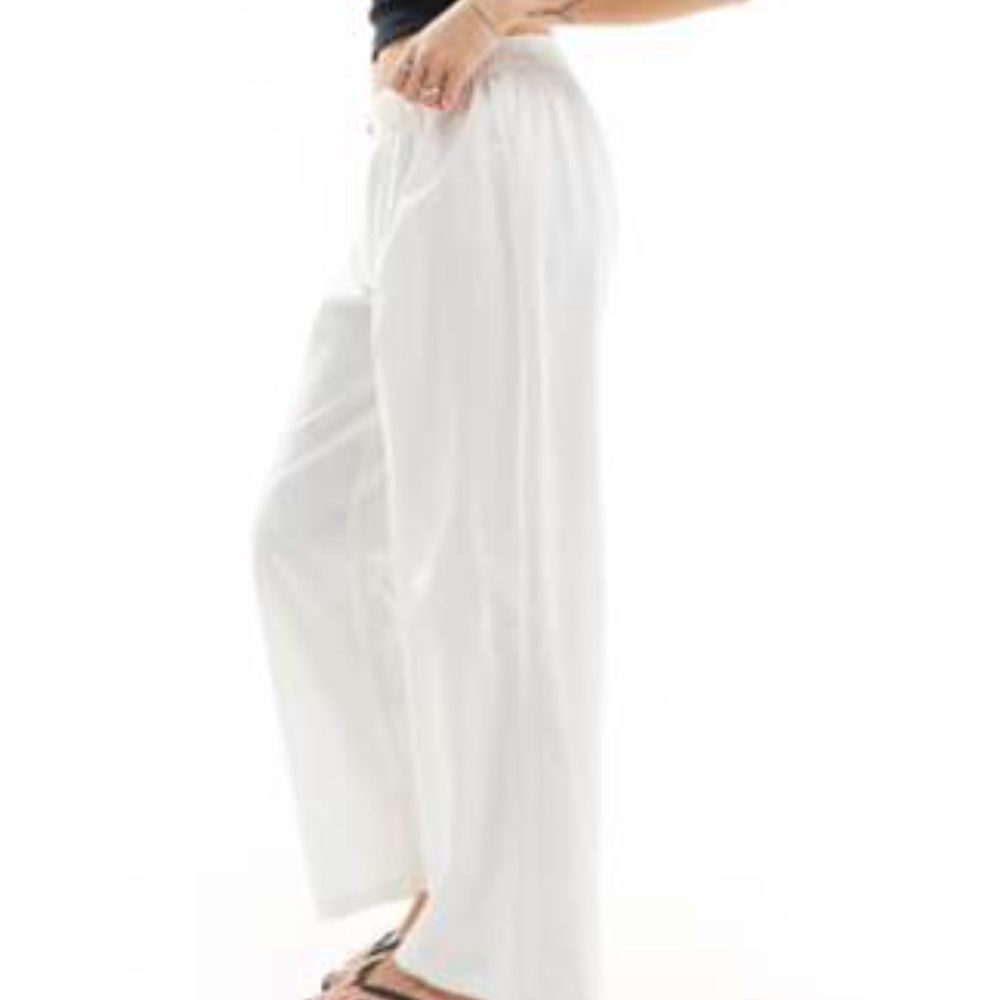 White Linen Pants